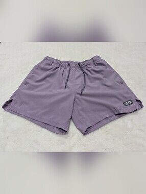 Saxx Shorts Purple Lined Small 5"
